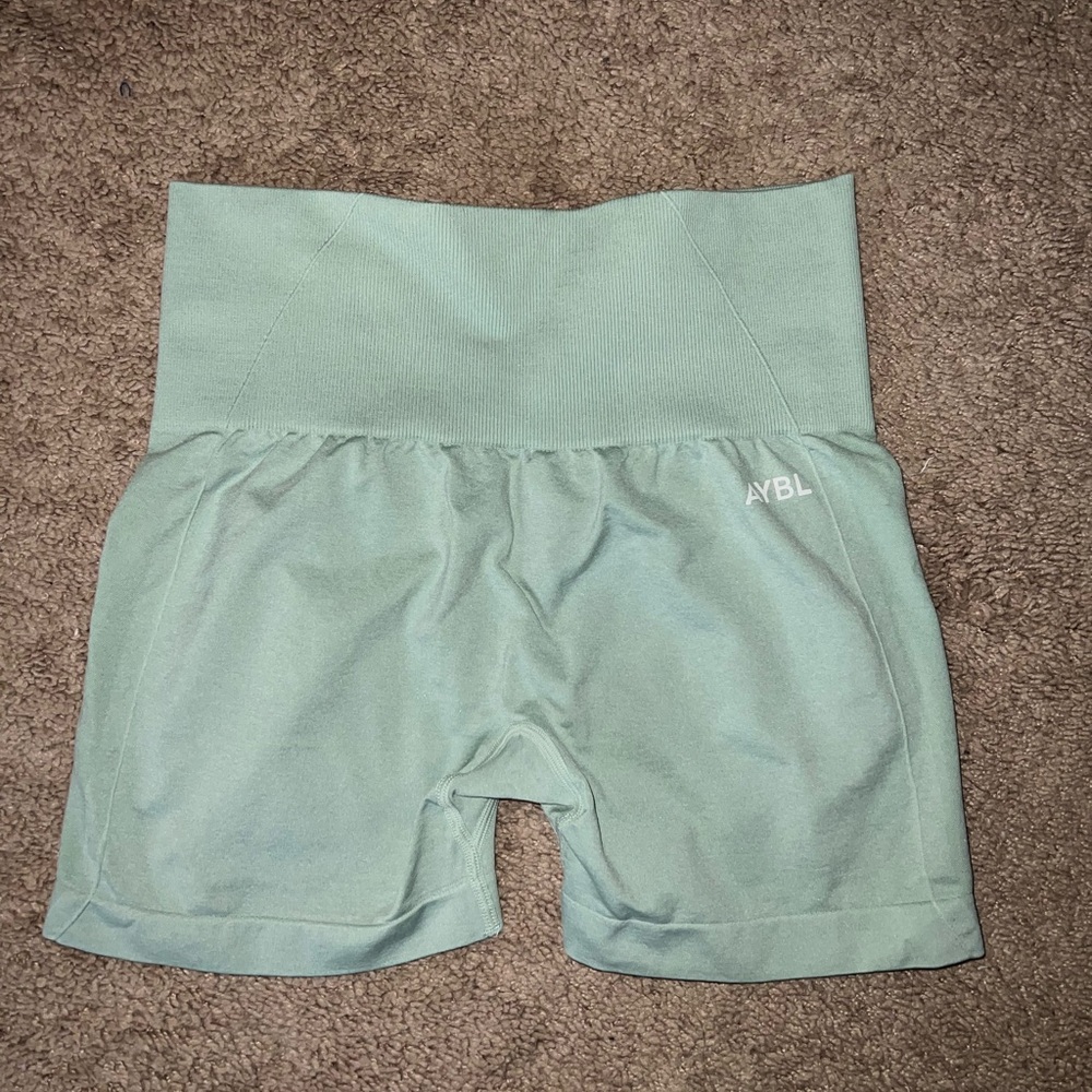 AYBL Mint Green High-Waisted Shorts